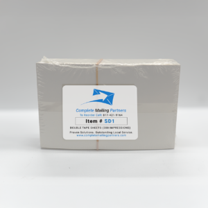 A box of 300-impression SD1 double tape sheets