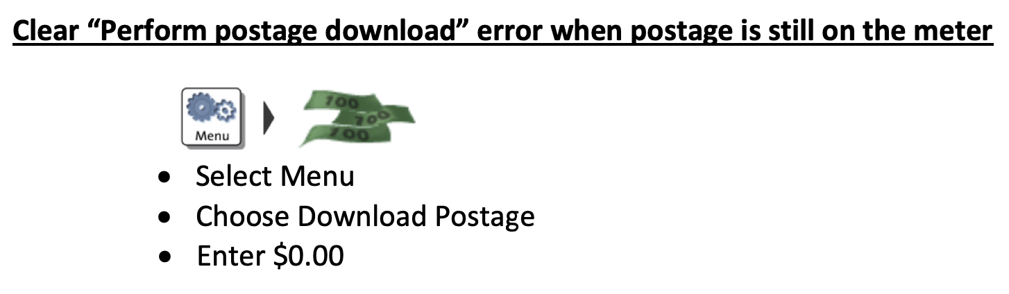 <span style="margin-right:6px" class="fa fa-wrench"></span>Clear "Perform Postage Download" Error