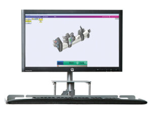 A screen with the a file based processing software open