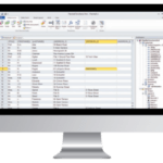 A screen with the FlexMail dashboard open