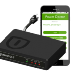 LC215 power line conditioner with a smartphone
